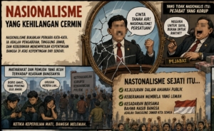 Nasionalisme yang Kehilangan Cermin : Ketika Retorika Kebangsaan Tidak Lagi Sejalan dengan Perilaku