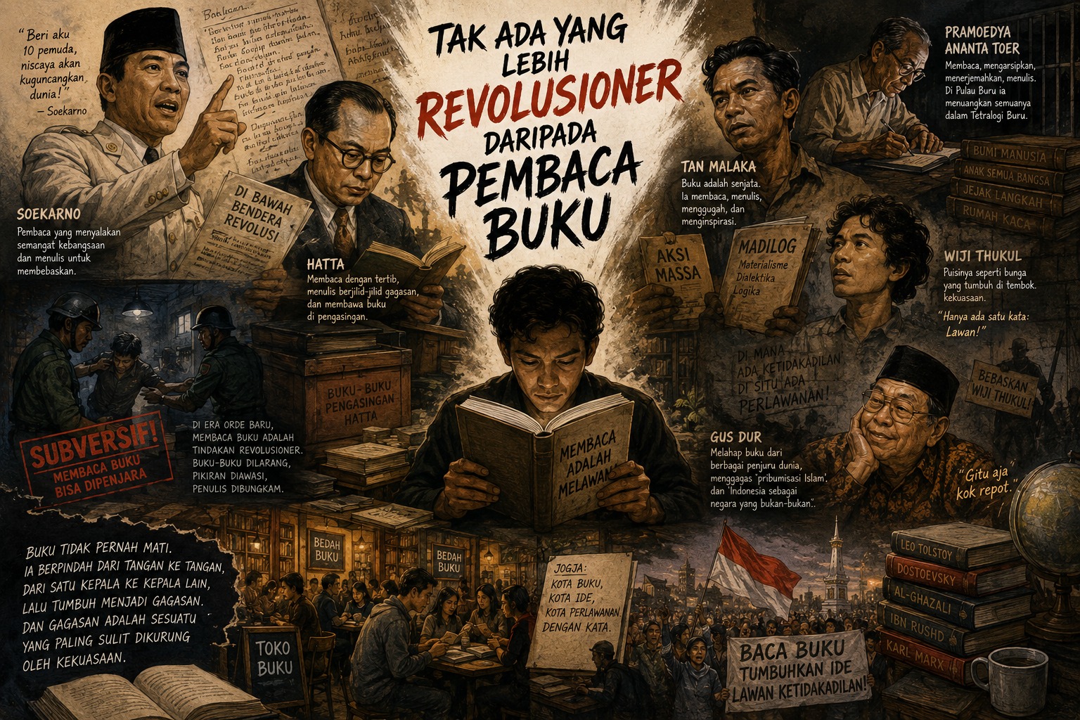 Tak Ada Yang Lebih Revolusioner Dari Seorang Pembaca Buku