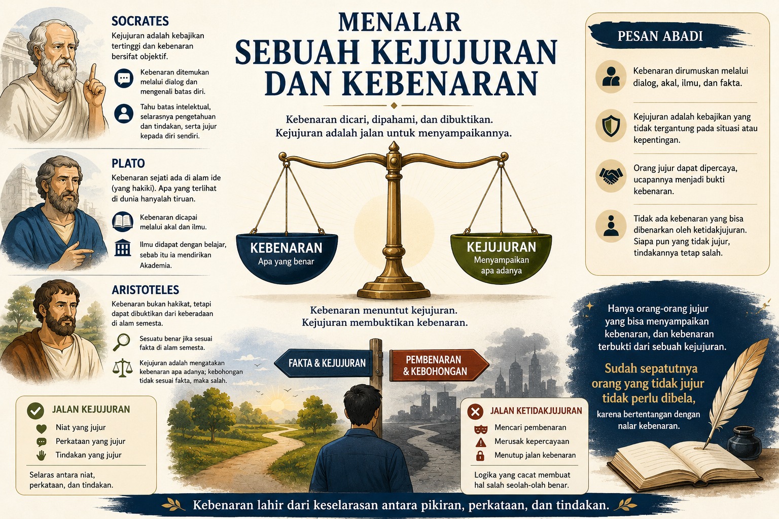 Menalar Sebuah Kebenaran dan Kejujuran