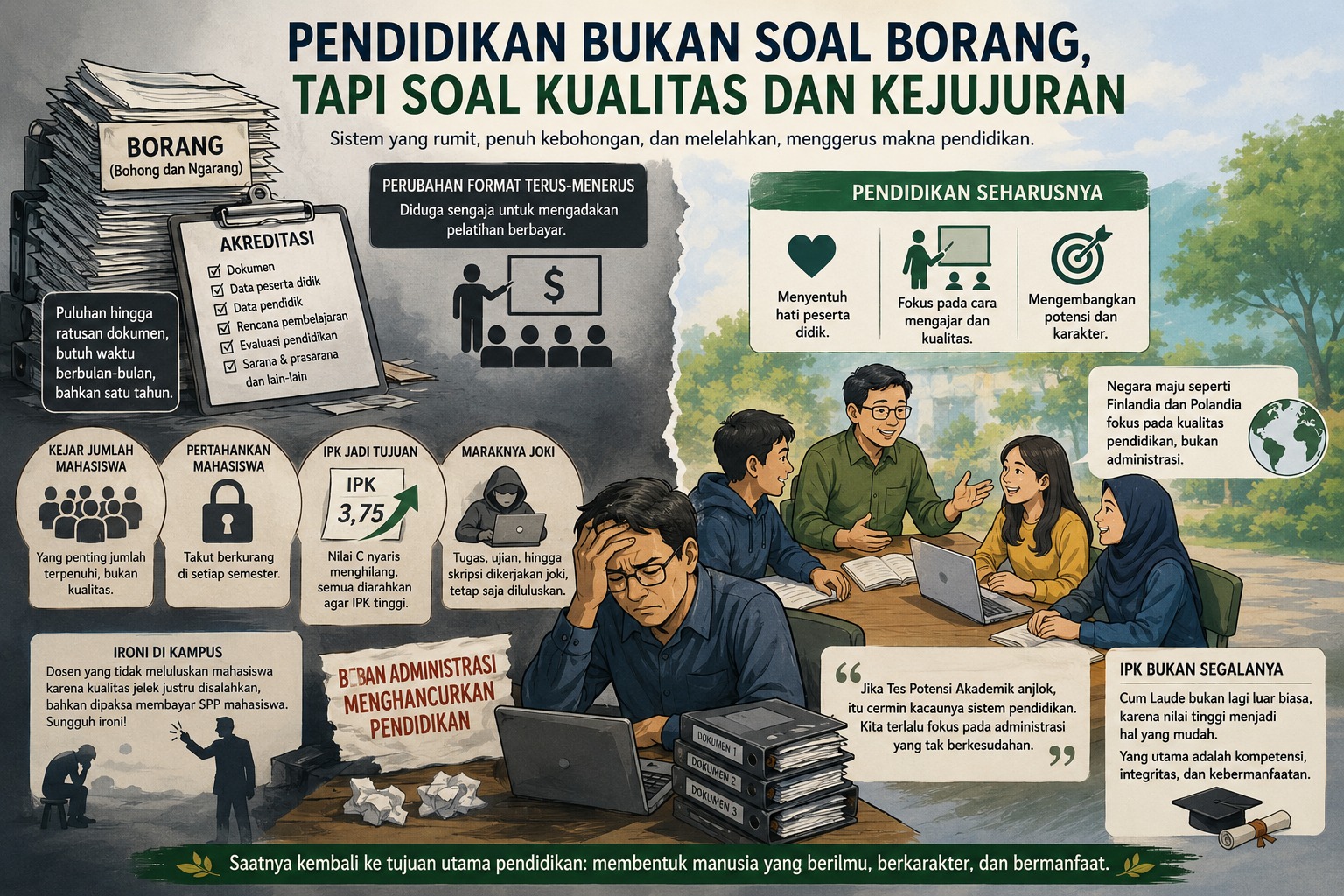 Kebohongan Itu Dimulai dari Sistem Pendidikan