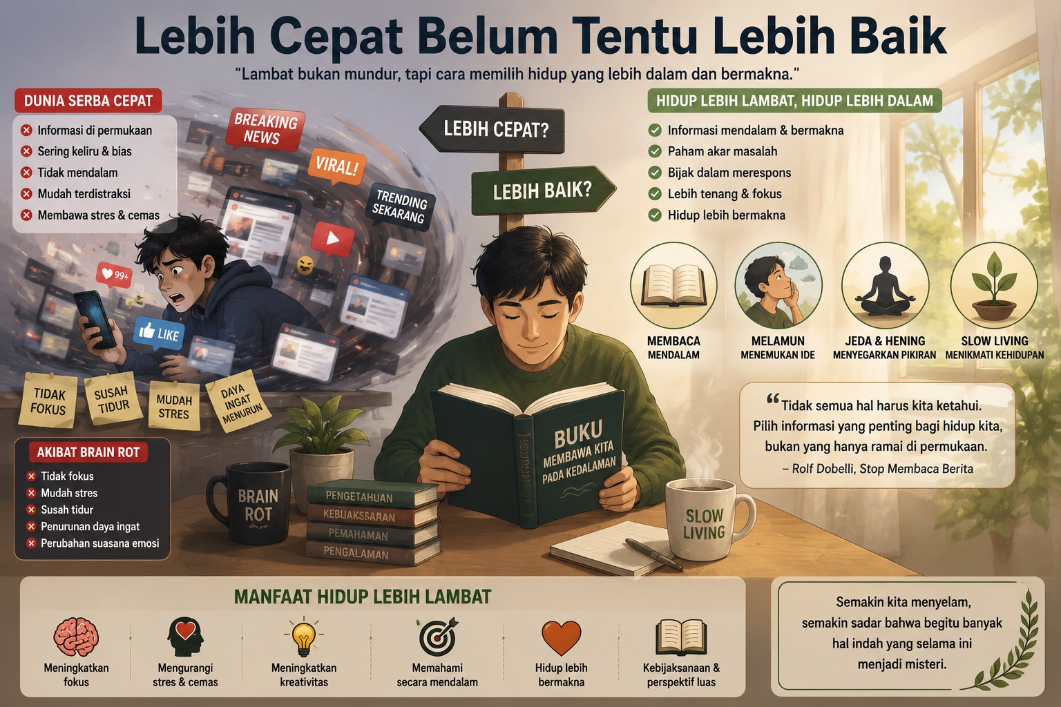 Lebih Cepat Belum Tentu Lebih Baik