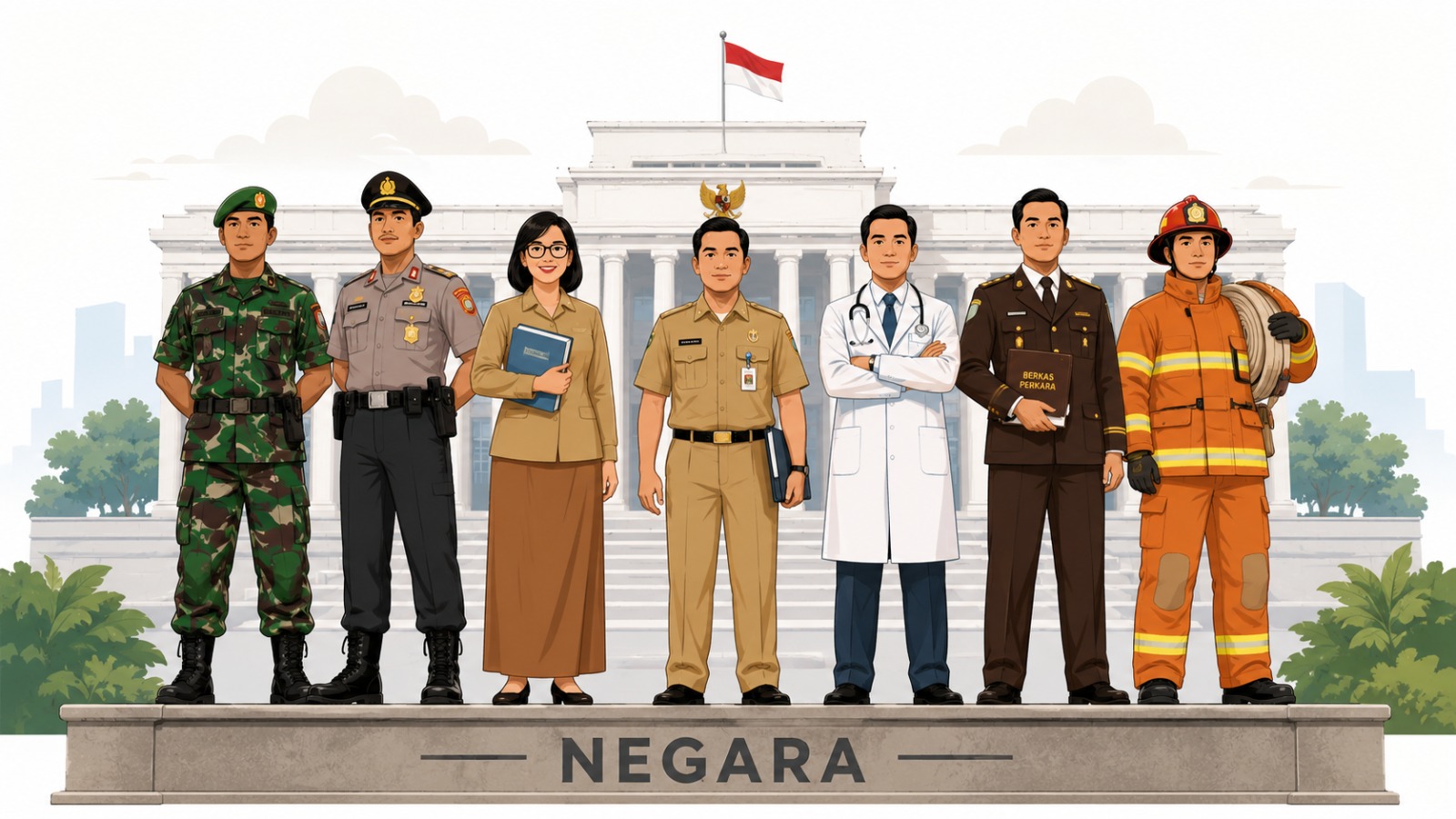 Sipil Yang Lemah? Penyebab ASN Tidak Ikut Upacara Kemerdekaan di Istana Negara?